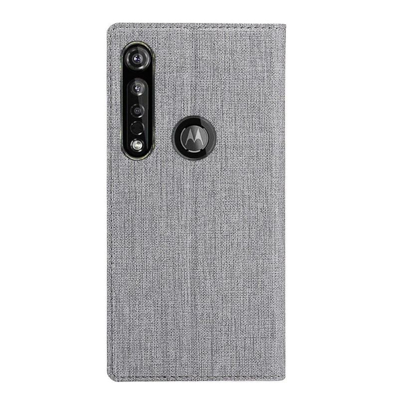 Housse Motorola Moto G8 Plus croisillons fonction support