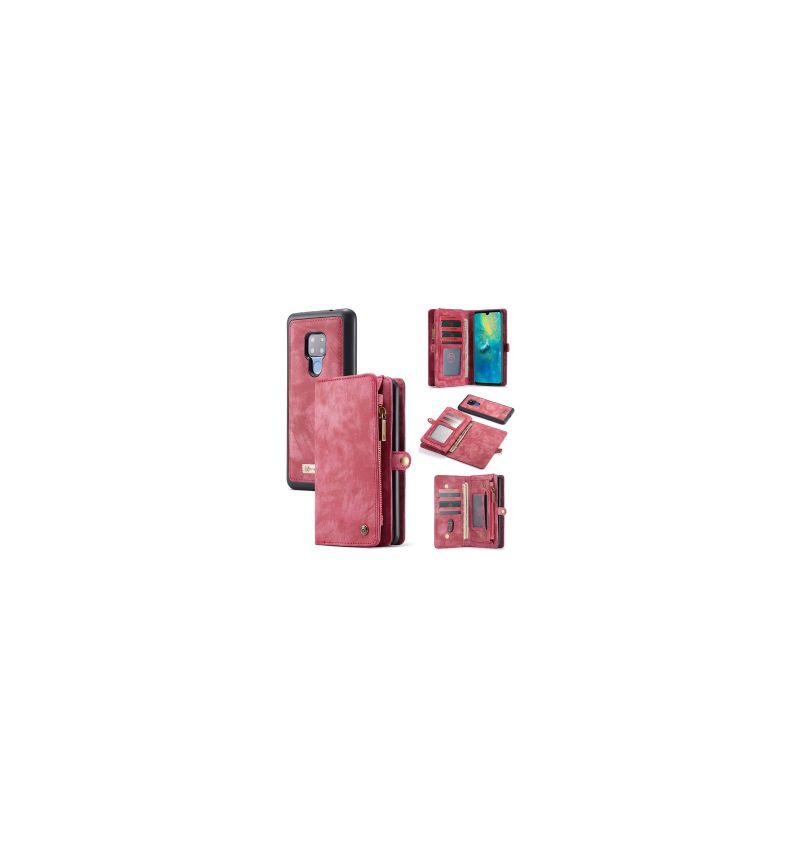 Huawei Mate 20 - Coque et housse portefeuille 2-en-1 - Noir
