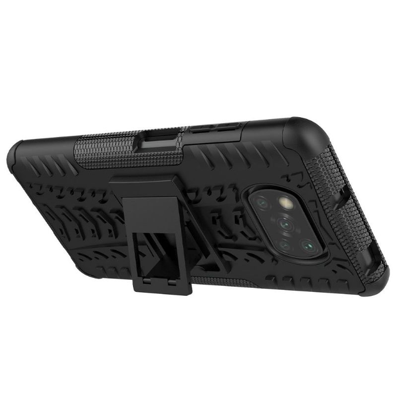 Coque Xiaomi Poco X3 NFC antidérapante avec support intégré