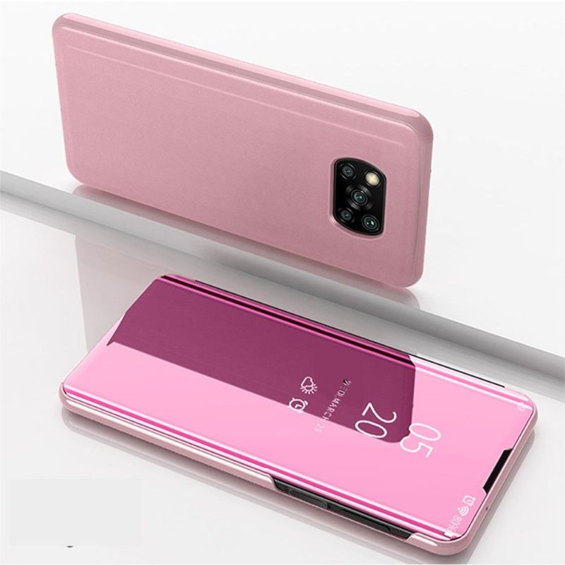 Coque Xiaomi Poco X3 / X3 Pro / X3 NFC avec rabat effet miroir
