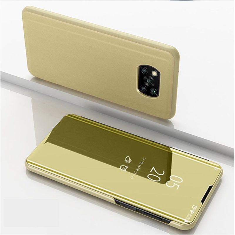 Coque Xiaomi Poco X3 / X3 Pro / X3 NFC avec rabat effet miroir