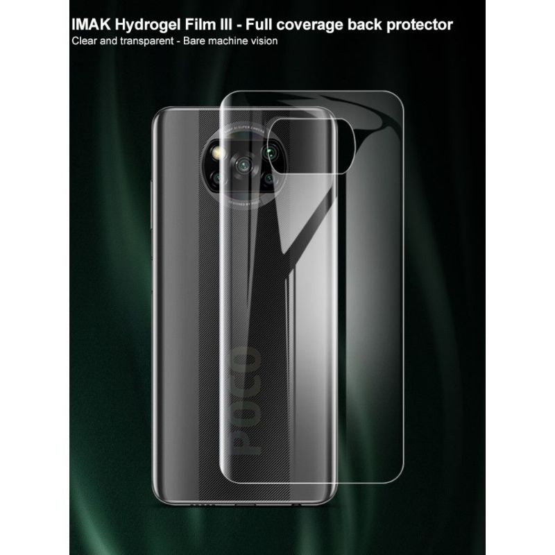 Films de protection Arrière Xiaomi Poco X3 NFC en hydrogel (2 pièces)