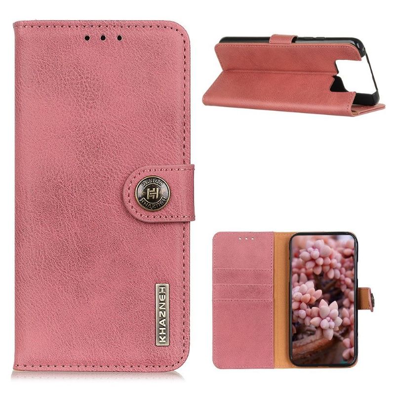 Housse Asus Zenfone 8 Flip KHAZNEH Effet Cuir Porte Cartes