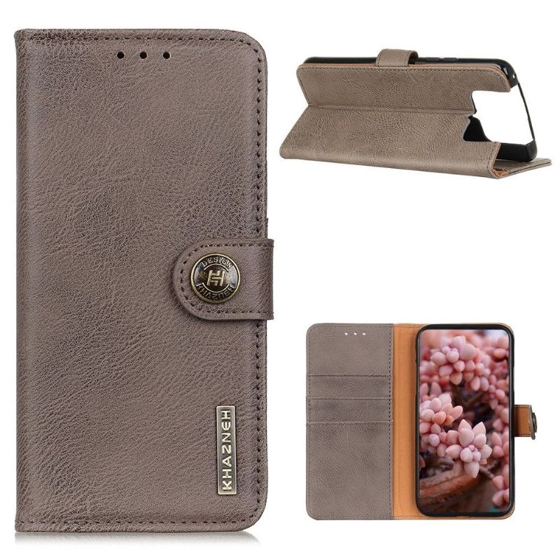 Housse Asus Zenfone 8 Flip KHAZNEH Effet Cuir Porte Cartes