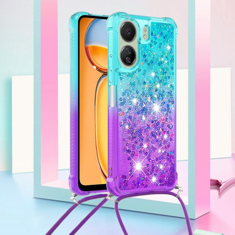 Coque Xiaomi Redmi 13C 4G/5G/Poco C65 Dégradé Paillettes