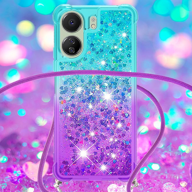 Coque Xiaomi Redmi 13C 4G/5G/Poco C65 Dégradé Paillettes
