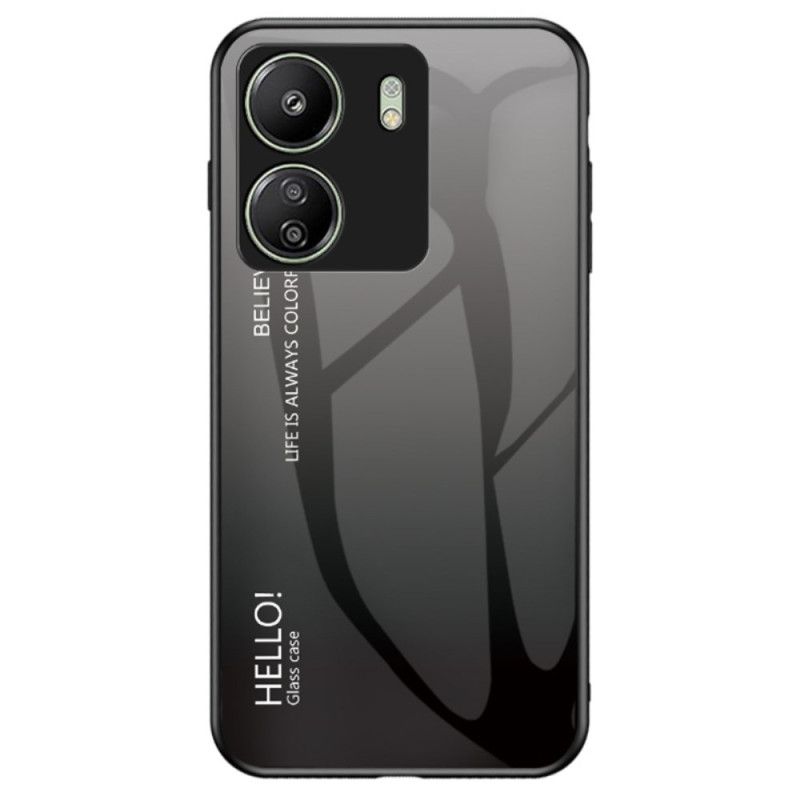 Coque Xiaomi Redmi 13C / Poco C65 Verre Trempé Hello