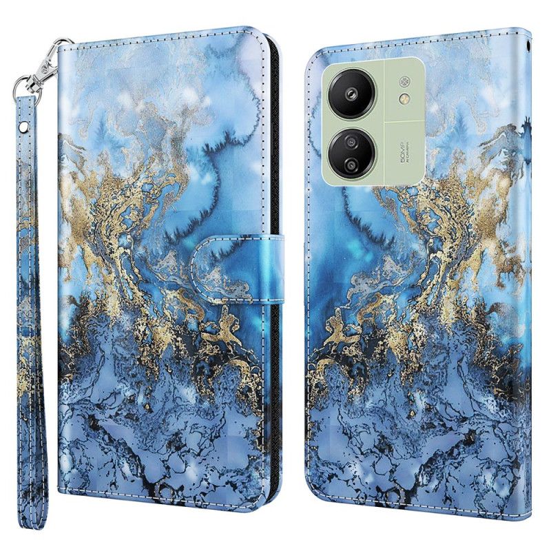 Housse Xiaomi Redmi 13C 4G/5G/Poco C65 Vallée de Bauhinia à Lanière