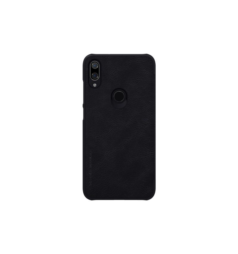 Housse Xiaomi Mi Play NILLKIN Qin revêtement cuir - Noir