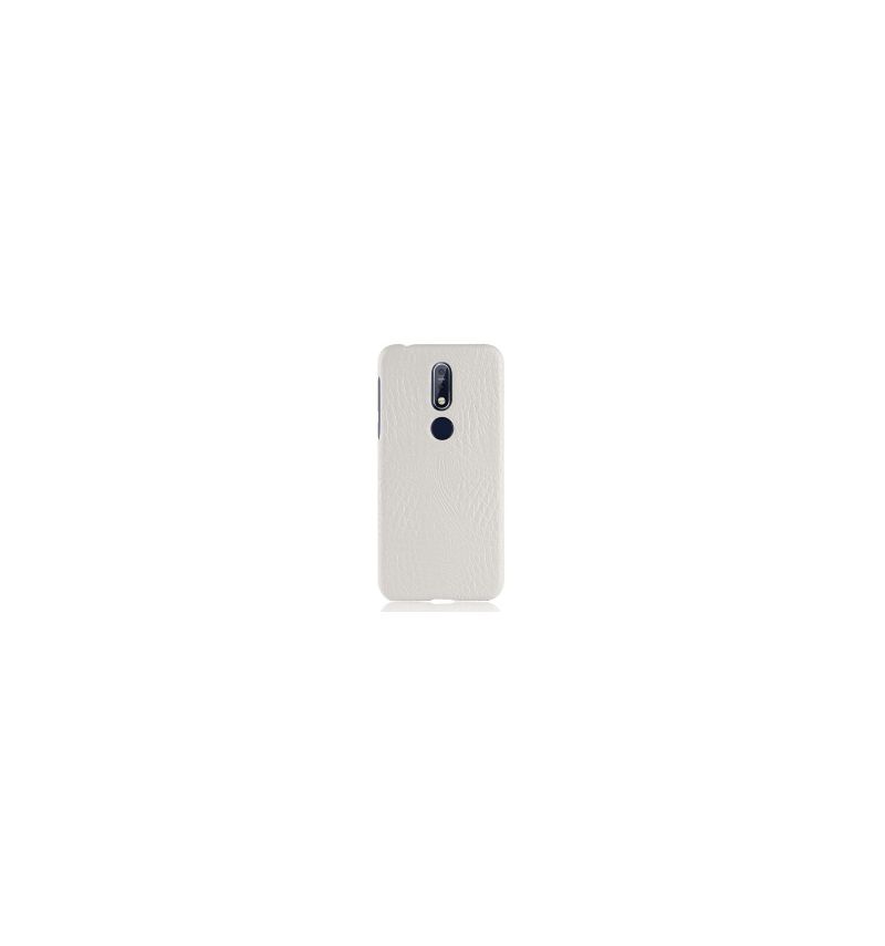 Coque Nokia 7.1 effet cuir texture peau de crocodile