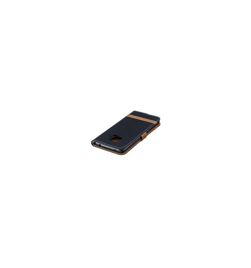 Housse Huawei Mate 20 Pro revêtement tissu porte cartes