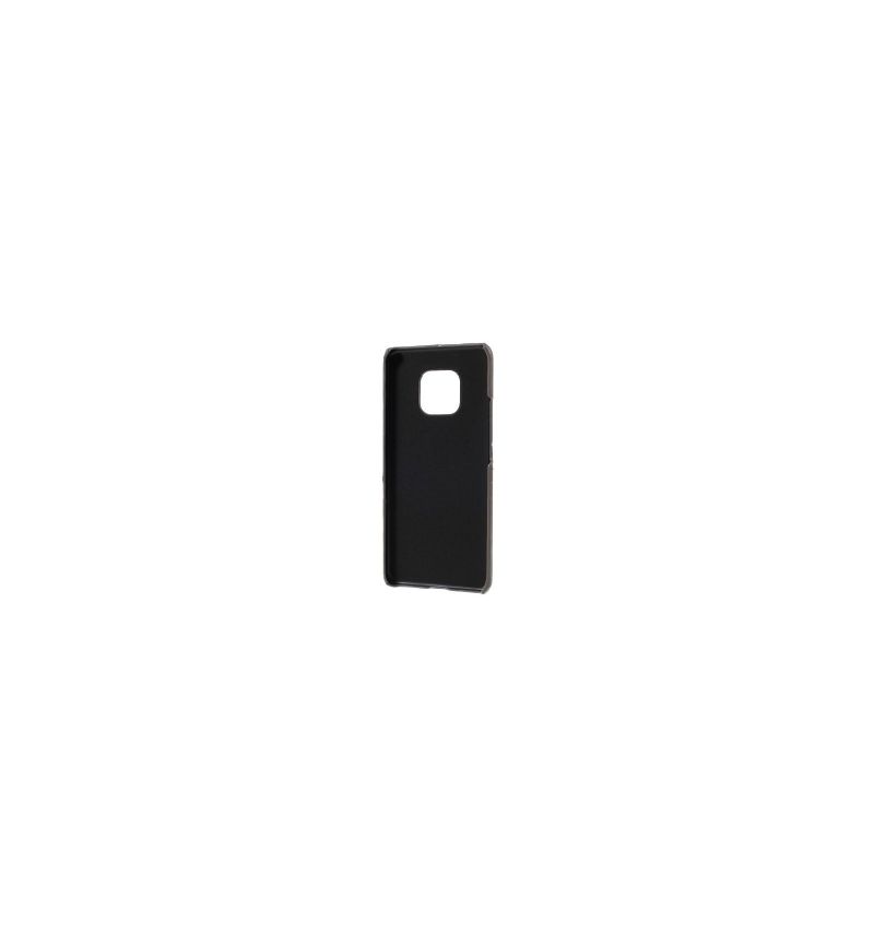 Huawei Mate 20 Pro - Coque rigide revêtement cuir porte-cartes