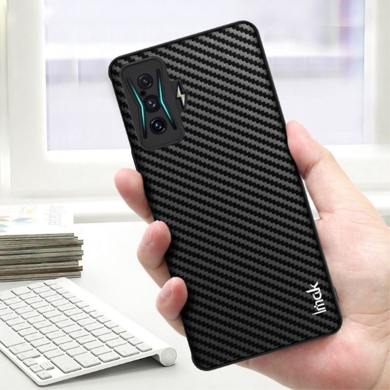 Coque Poco F4 GT IMAK fibre de carbone