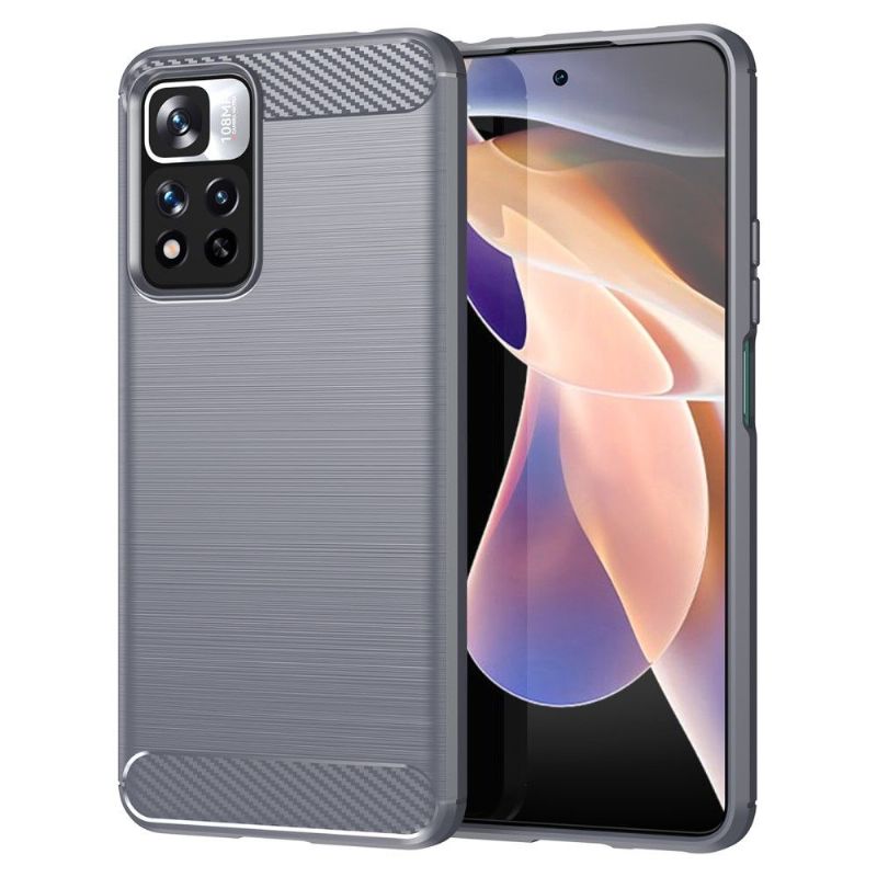 Coque Xiaomi Redmi Note 11 Pro Plus 5G effet brossé silicone
