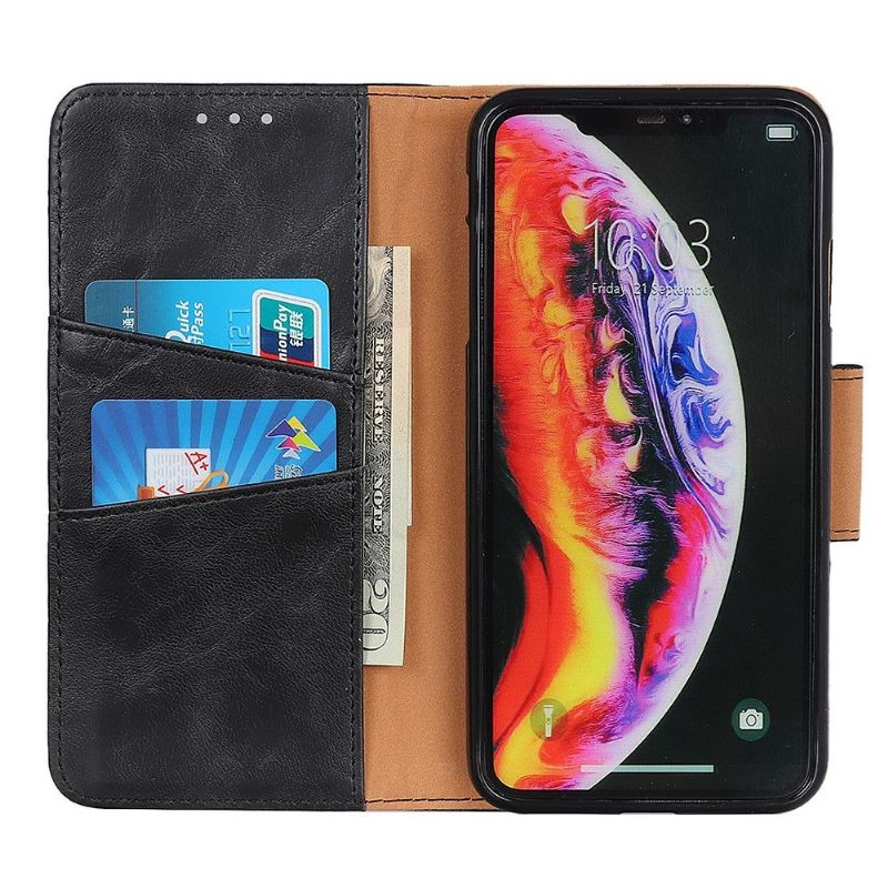 OnePlus 7 Pro - Étui Edouard simili cuir porte cartes