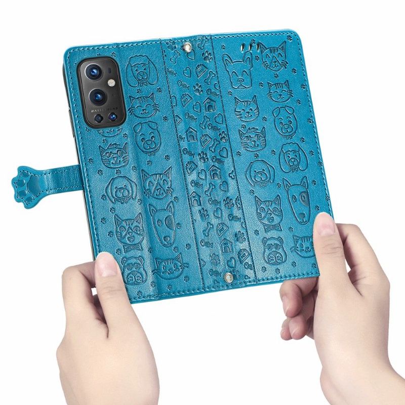 Housse OnePlus 9 Pro Animaux en relief