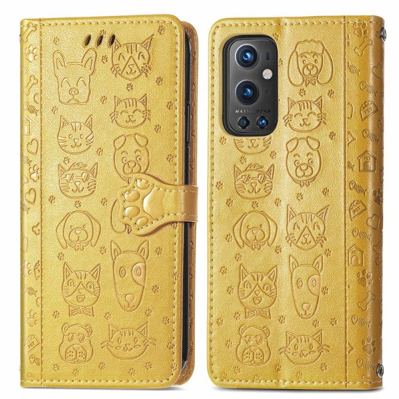 Housse OnePlus 9 Pro Animaux en relief