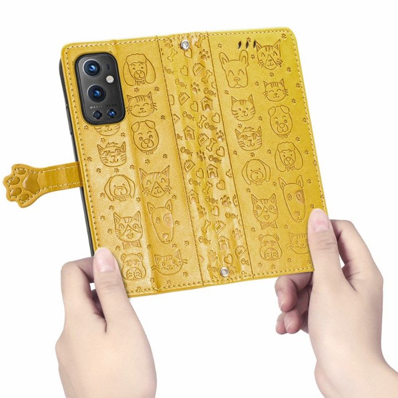 Housse OnePlus 9 Pro Animaux en relief