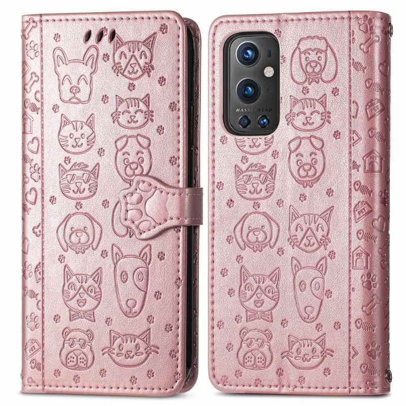 Housse OnePlus 9 Pro Animaux en relief