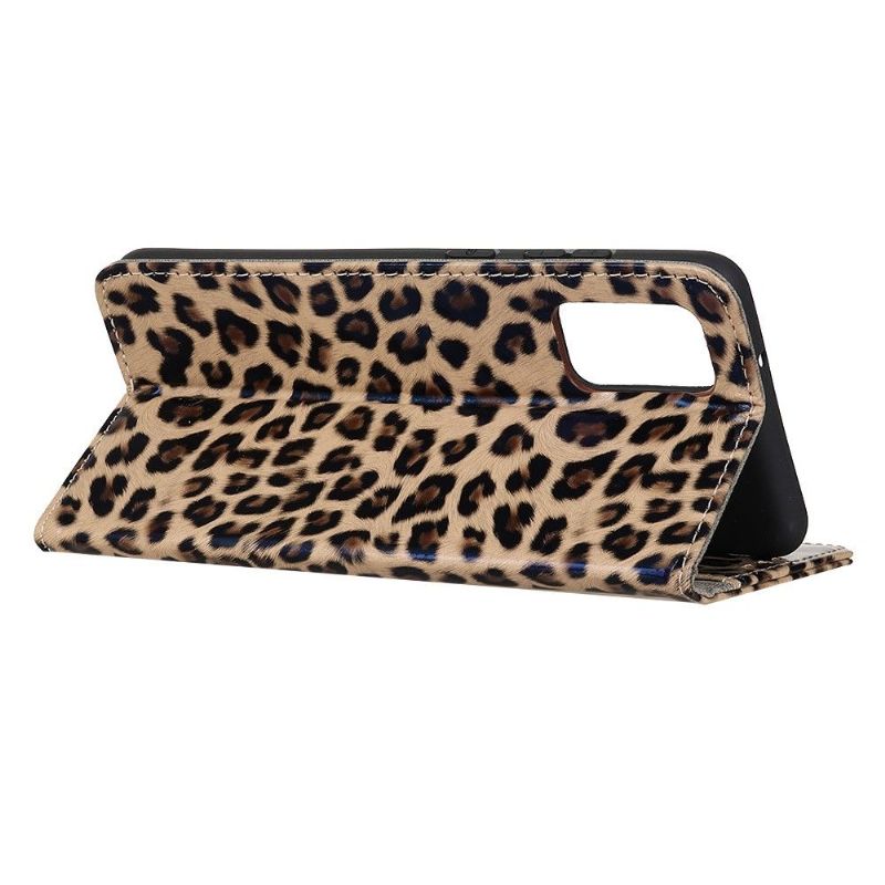 Housse OnePlus 9 Pro Simili Cuir Style Léopard
