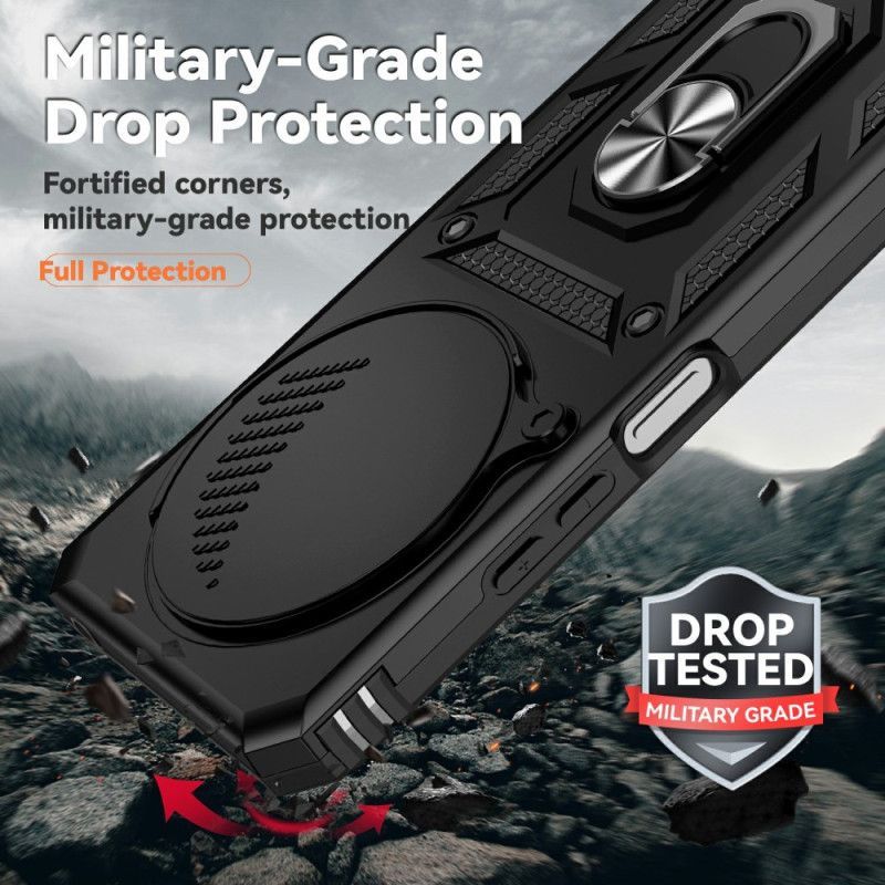 Coque Coque Xiaomi Redmi 14C / Poco C75 Anneau-Support Fleurs et Strass KADEM Anneau-Support et Couverture Caméra