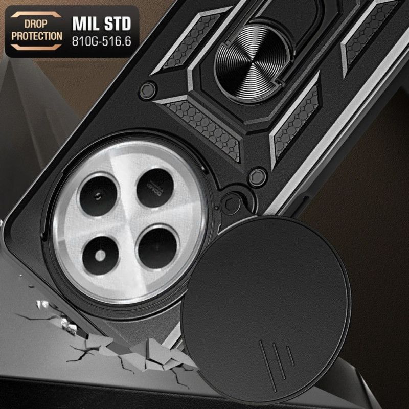 Coque Xiaomi Redmi 14C / Poco C75 Protection Caméra Coulissante et Support