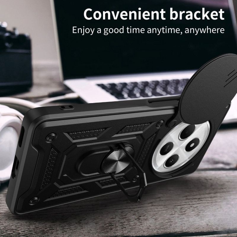 Coque Xiaomi Redmi 14C / Poco C75 Protection Caméra Coulissante et Support