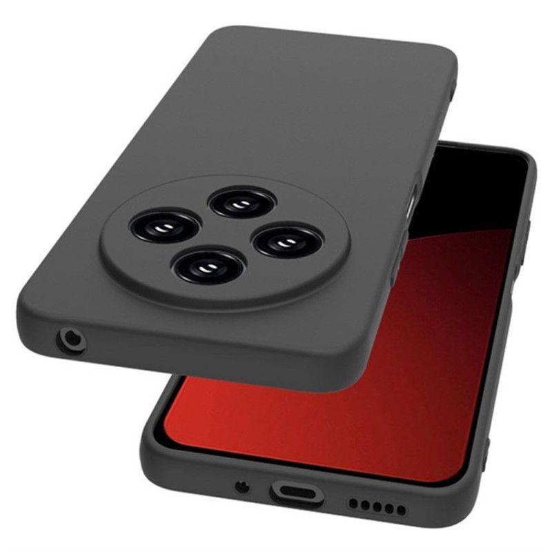 Coque Xiaomi Redmi 14C / Poco C75 Silicone Mat avec Protection Écran en Verre Trempé WANLONFENG