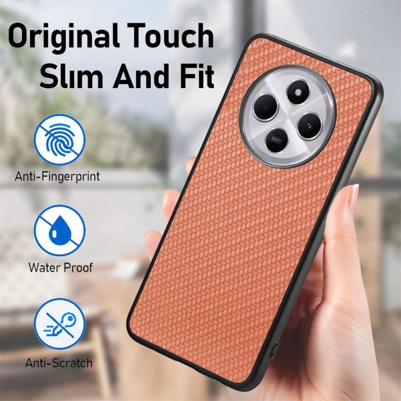 Coque Xiaomi Redmi 14C / Poco C75 Texture Fibre Carbone