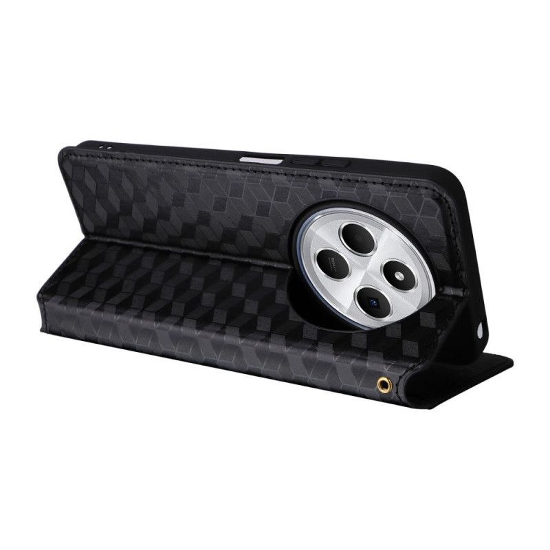 Flip Cover Xiaomi Redmi 14C / Poco C75 Motif Losanges