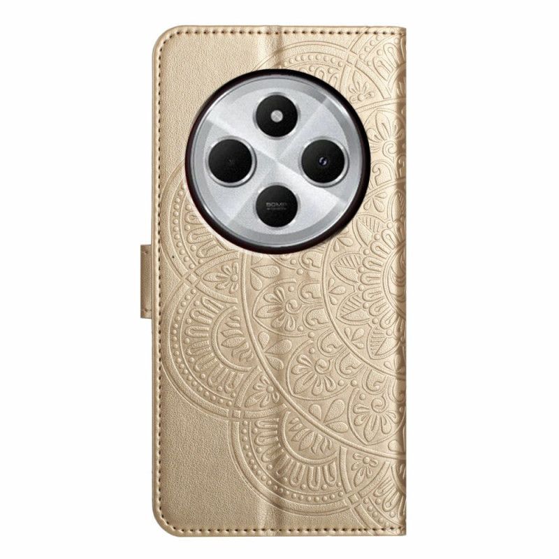 Housse Xiaomi Redmi 14C / Poco C75 Empreinte Mandala à Lanière