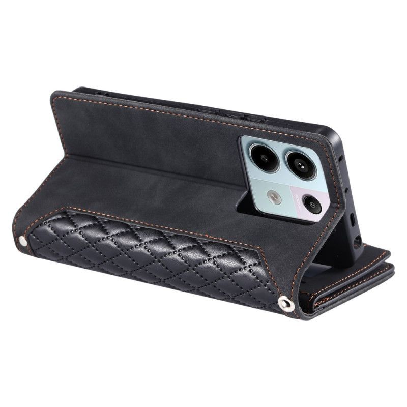 Housse Xiaomi Redmi 14C / Poco C75 Matelassée Multifonctionnelle