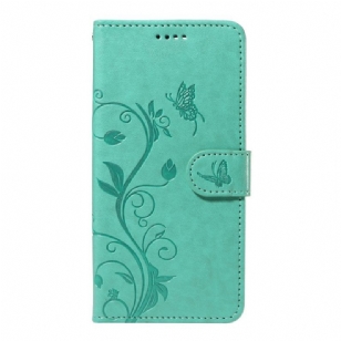 Housse Xiaomi Redmi 14C / Poco C75 Motif Floral à Lanière