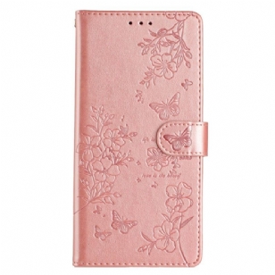 Housse Xiaomi Redmi 14C / Poco C75 Motif Papillon et Fleurs