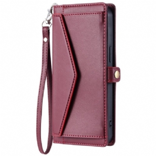 Housse Xiaomi Redmi 14C / Poco C75 Pochette Frontale et Lanière