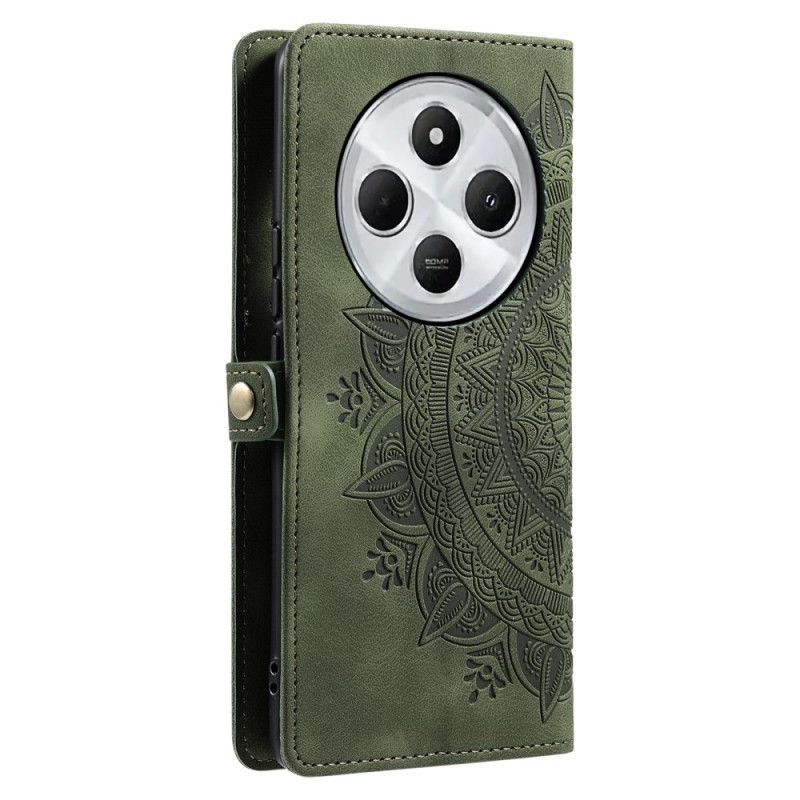 Housse Xiaomi Redmi 14C / Poco C75 Portefeuille Mandala