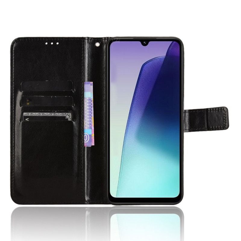 Housse Xiaomi Redmi 14C / Poco C75 Simili Cuir Flashy à Lanière