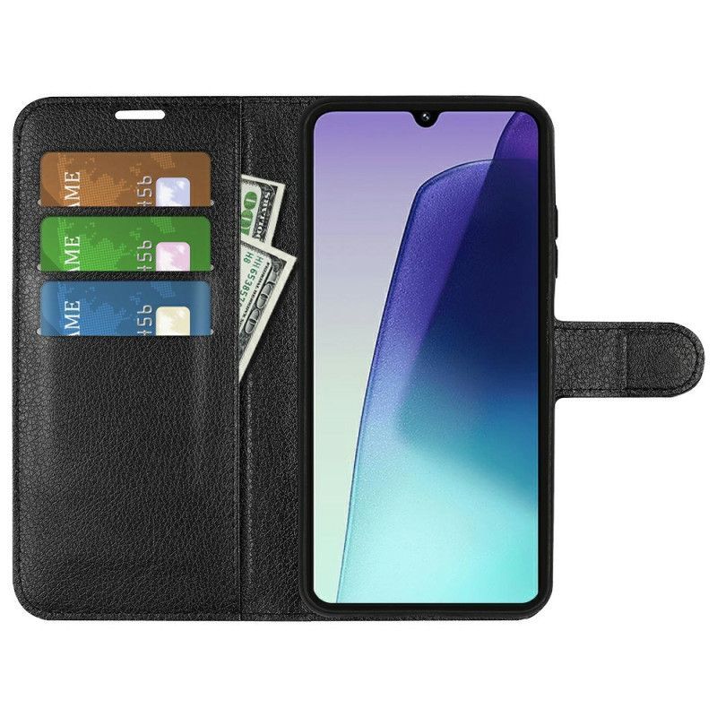 Housse Xiaomi Redmi 14C / Poco C75 Simili Cuir Litchi