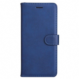 Housse Xiaomi Redmi 14C / Poco C75 Simili Cuir Uni à Lanière