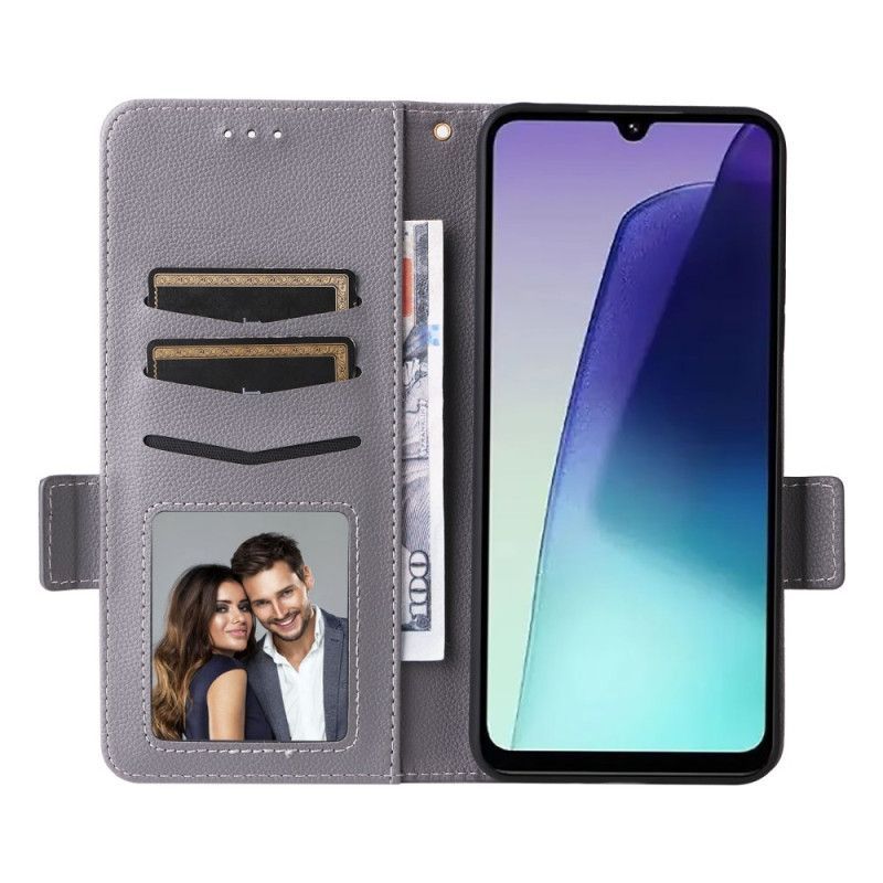 Housse Xiaomi Redmi 14C / Poco C75 Texture Litchi à Lanière