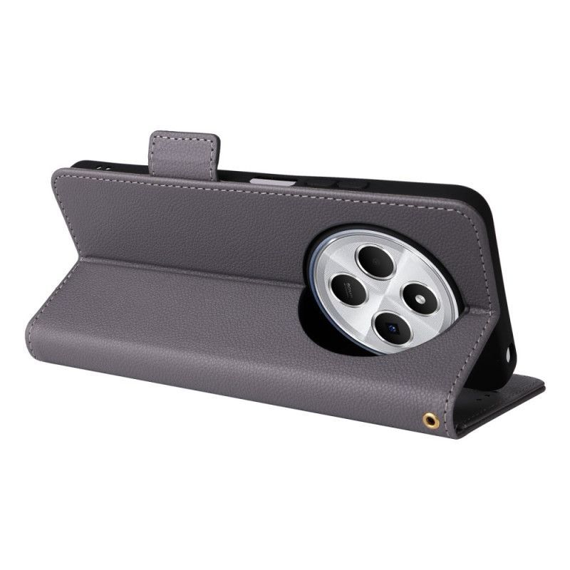 Housse Xiaomi Redmi 14C / Poco C75 Texture Litchi à Lanière