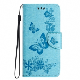 Housse Xiaomi Redmi 14C / Poco C75 Texturée Papillons
