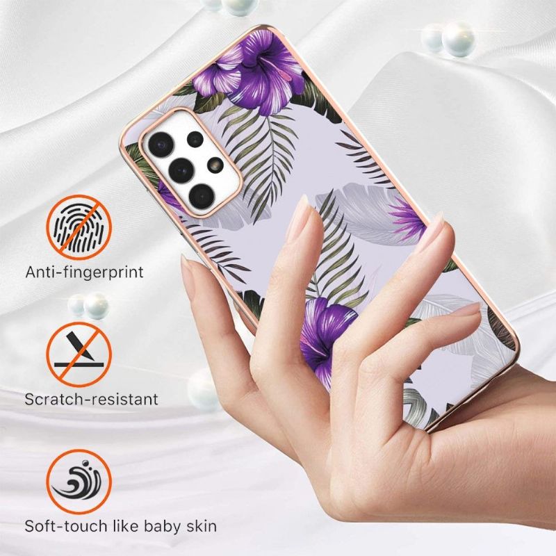 Coque Samsung Galaxy A13 Fleurs Exotiques