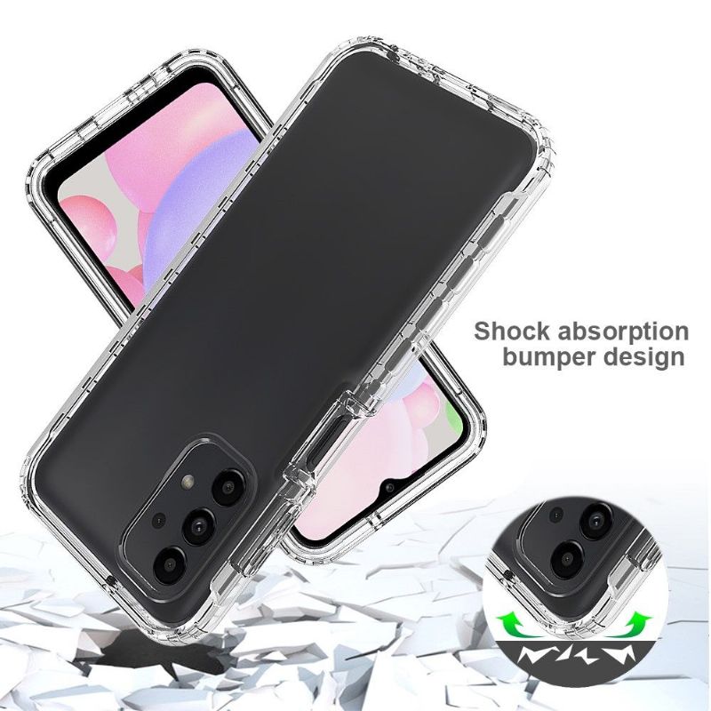 Coque Samsung Galaxy A13 transparent dégradé de couleur