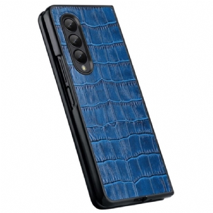 Coque Samsung Galaxy Z Fold 4 Croco Chic