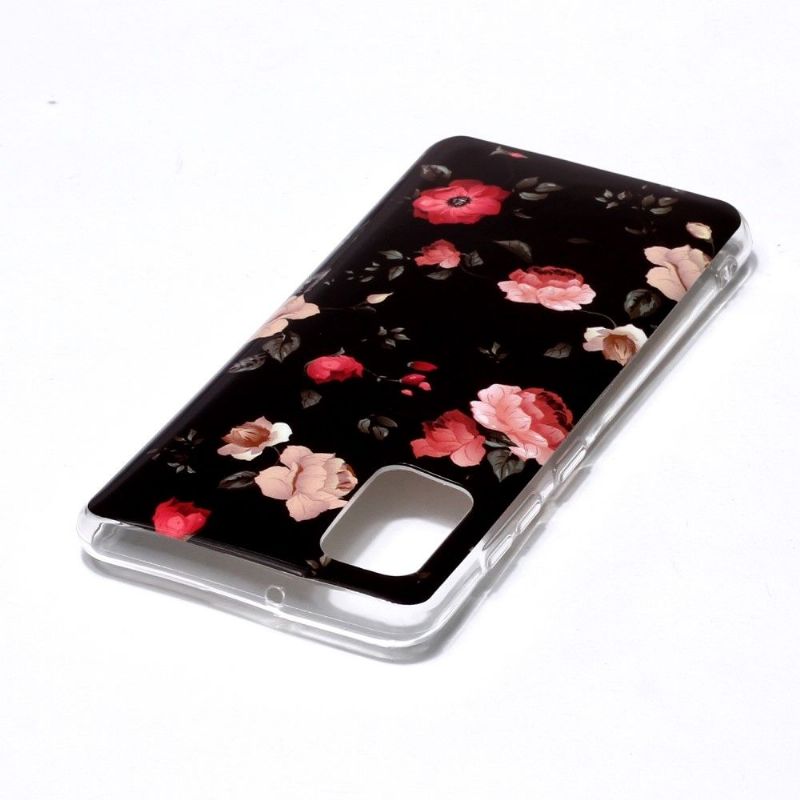 Coque Samsung Galaxy A41 Luminous Fleurs