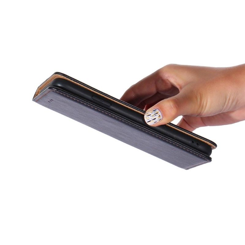 Flip cover Samsung Galaxy S21 PURE simili cuir