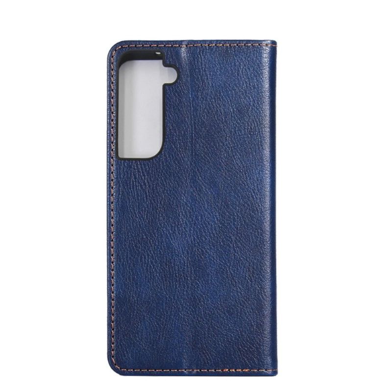 Flip cover Samsung Galaxy S21 PURE simili cuir
