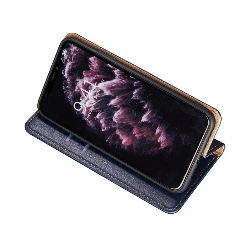 Flip cover Samsung Galaxy S21 PURE simili cuir