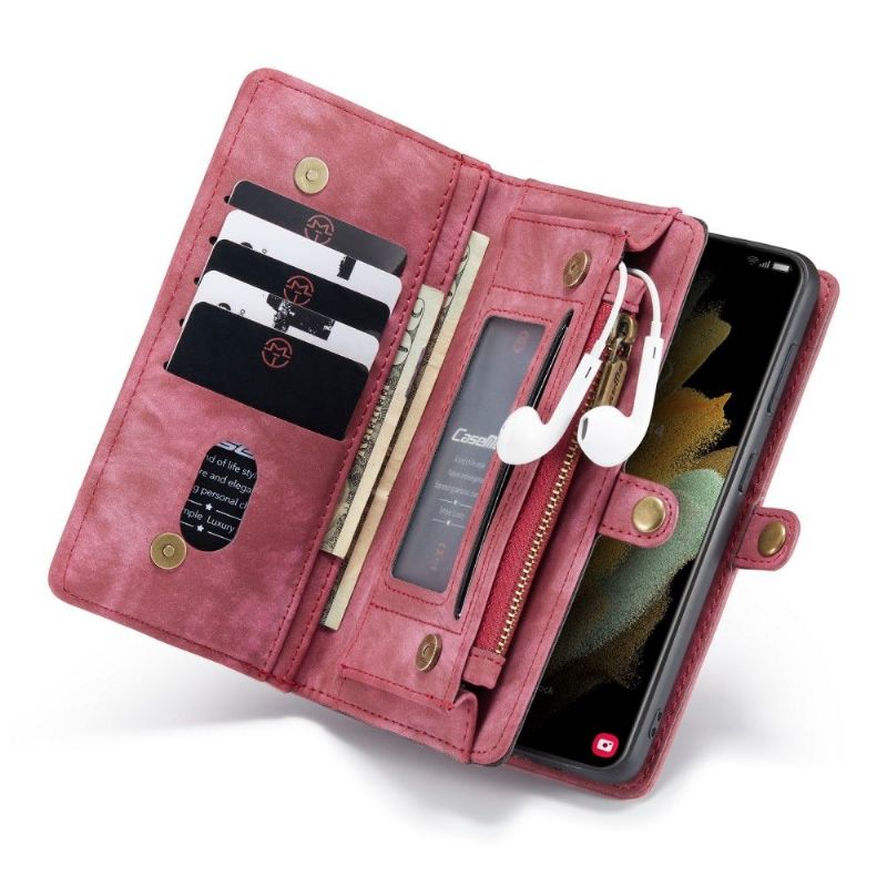 Housse et Coque magnétique 2 en 1 pour Samsung Galaxy S21